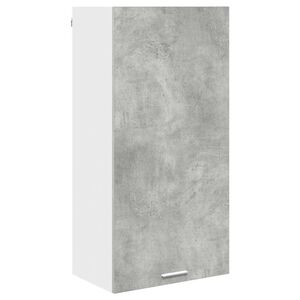 vidaXL Piekarams skapītis Betona pelēks un balts 50 x 31 x 100 cm