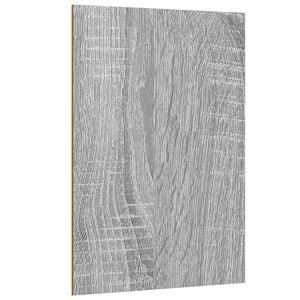 vidaXL Dekora Paneli 12 gab. Pelēks Sonoma 15 x 21 x 0,27 cm