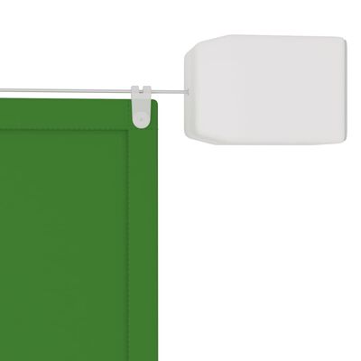 vidaXL vertikāla markīze, gaiši zaļa, 100x1000 cm, Oksfordas audums