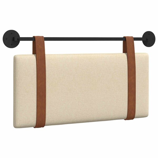 vidaXL Karājo&scaron;s galvgalis Krēmkrāsa 90 x 55 x 5 cm Antīks PU