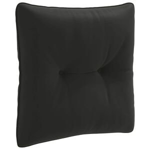 vidaXL Muguras spilvens PUTTEN 100% poliesters Melns 40 x 40 x 10 cm