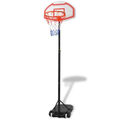 vidaXL basketbola grozs, 250 cm, pārvietojams
