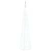 vidaXL LED lampiņu dekorācija, akrils, konusveida, 90 cm, vēsi balta