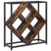 vidaXL Vīna plaukts Dūmaka ozols 51 x 18 x 52,5 cm Inženierijas koks
