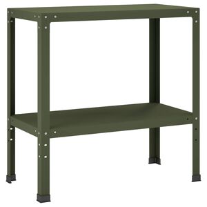 vidaXL Podu galds 100 x 40 x 80 cm Tērauds ar pulverkrāsas pārklājumu
