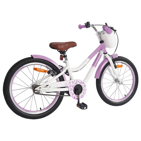 vidaXL Bērnu Velosipēds 18 Collas 5-7 gadiem Violeta