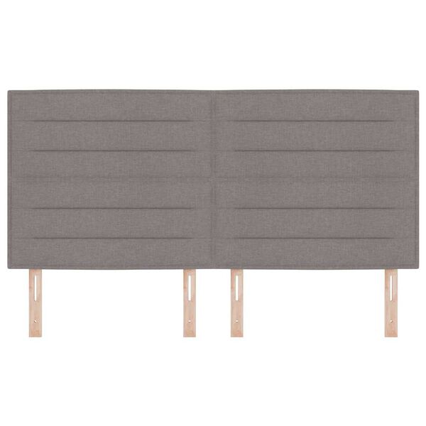 vidaXL Galvgalis Pelēkbrūna 180 cm audums