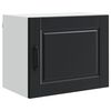 vidaXL Sienas skapis PORTO Melna 50 x 31 x 40 cm Inženierijas koks