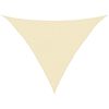 vidaXL saulessargs, 160 g/m&sup2;, krēmkrāsas, 2,5x2,5x3,5 m, HDPE