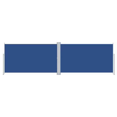 vidaXL izvelkams sānu aizslietnis, zils, 180x600 cm