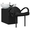 vidaXL &Scaron;ampūna krēsls Melns un balts 136 x 60 x 92 cm PVC
