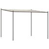 vidaXL nojume, balta, 3x3 m, 180 g/m&sup2;, audums un tērauds