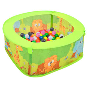 vidaXL bumbu baseins ar 300 bumbiņām, 75x75x32 cm