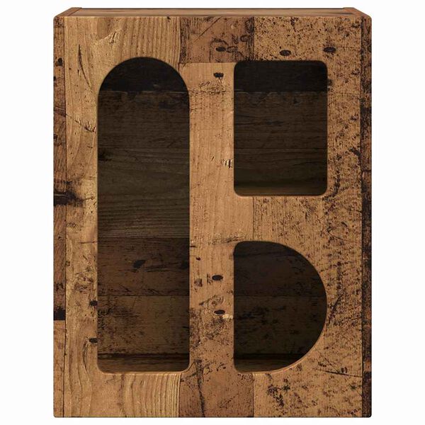 vidaXL Naktsgaldiņ&scaron; Vecs koks 40 x 35 x 50 cm Inženierijas koks