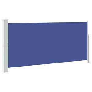 vidaXL izvelkama sānu markīze, 140x300 cm, zila