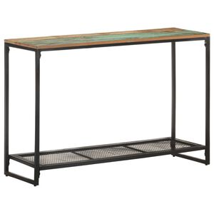 vidaXL konsoles galdiņ&scaron;, 110x35x75 cm, pārstrādāts masīvkoks