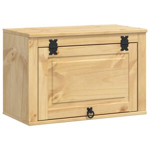 vidaXL Plakans SKI Medus Brūns 60 x 32 x 40 cm Ciets priedes koks