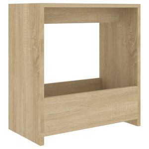 vidaXL galdiņ&scaron;, ozolkoka krāsa, 50x26x50 cm, inženierijas koks