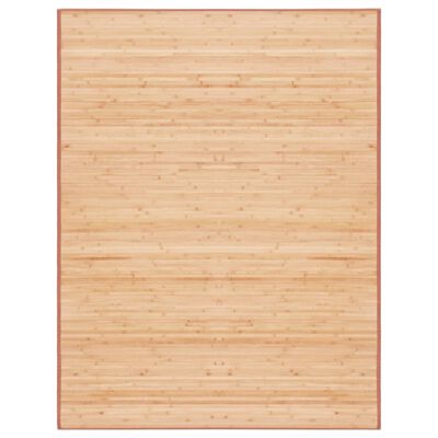 vidaXL paklājs, bambuss, 150x200 cm, brūns