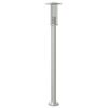 vidaXL āra zemes lampa, sudrabaina, 100 cm, nerūsējo&scaron;s tērauds
