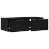 vidaXL Sienas skapis Melns ozolkoks 68 x 30 x 20 cm Inženierijas koks
