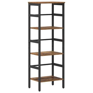 vidaXL Grāmatu plaukts 3 līmeņi 40 x 29,5 x 115 cm Inženierijas koks