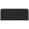 vidaXL TV sienas skapītis 2 pcs Melna 60 x 31 x 29.5 cm