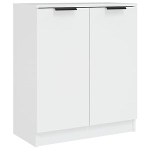 vidaXL kumode, balta, 60x30x70 cm, inženierijas koks