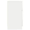vidaXL kumode ar atvilktni, balta, 71x35x65 cm, inženierijas koks