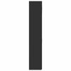 vidaXL skapis, melns, 70x42,5x225 cm, inženierijas koks