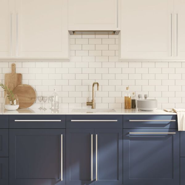 vidaXL skapja rokturi, 10 gab., sudraba, 480 mm, nerūsējo&scaron;ais tērauds