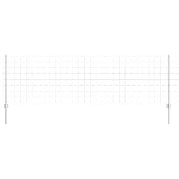 vidaXL Žogs ar stabu Sudraba 0,8 x 10 m Tērauds