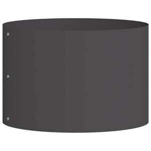vidaXL Stādītāja gredzens Melna 30 x 30 x 20 cm Auksti velmēta tērauds