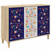 vidaXL Puse MAINZ Sonoma 102 x 33 x 75 cm Inženierijas koks