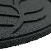 vidaXL Soļu Akmens 6 pcs Melns &Oslash; 44 x 2 cm Gumija
