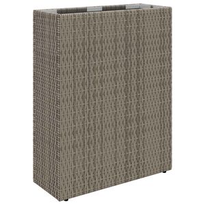 vidaXL Augsts stādītājs Pelēka 55 x 22 x 70 cm poliratāns