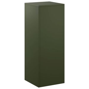 vidaXL Augu statīvs Olīvu zaļ&scaron; 30 x 30 x 80 cm Novecināts tērauds