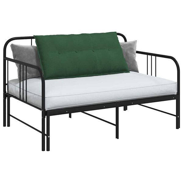 vidaXL Atpakaļ spilvens Džungļu zaļa 100 x 50 cm Korduroja audums