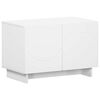 vidaXL TV galdiņ&scaron; 60 x 34.5 x 40 cm Balts Inženierijas koks