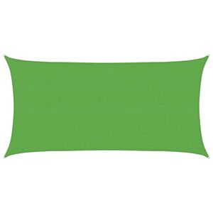 vidaXL Saulessargs 2 x 6 m HDPE Taisnstūra Gai&scaron;i zaļa