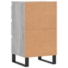 vidaXL kumode, pelēka ozolkoka, 40x35x70 cm, inženierijas koks
