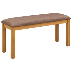 vidaXL Ēdamgalds 95 x 32 x 45 cm Cietā ozola koks Pelēka