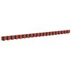 vidaXL Markīzes malas maiņa Oranža un melna 380 x 20 cm Poliesters