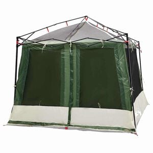 vidaXL Iek&scaron;ējā telts ar jumtu Zaļa 291 x 291 x 240 cm tafta