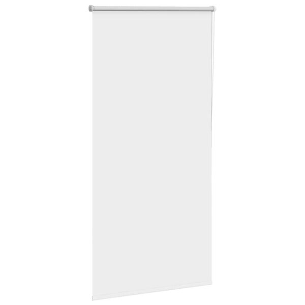 vidaXL rullo žalūzija balta 80x150 cm auduma platums 75,7cm poliesters