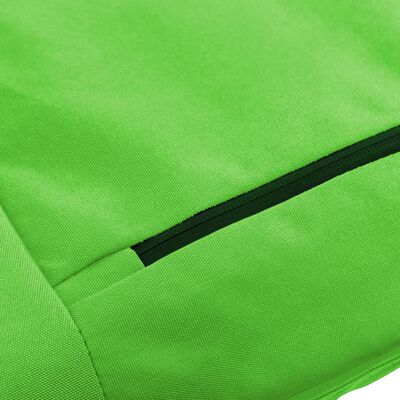 vidaXL saliekams sauļošanās zvilnis, zaļš oksforda audums