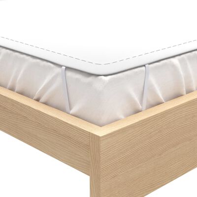 vidaXL matraču pārvalki, ūdensdroši, 2 gab., 60x120 cm, balta kokvilna