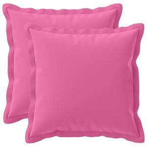 vidaXL Spilvenu pārvalks 2 gab. HOUTEN Rozā 30 x 30 cm Poliesters