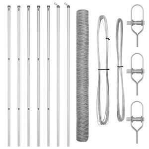 vidaXL Žoga āķis Sudraba