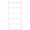 vidaXL dvieļu turētājs, balts, 24x12x48 cm, tērauds